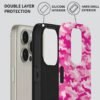 Coque de Protection 2-en-1 KEKEME – Motif Camouflage Rose & Couverture Complète Antichoc (Pour iPhone 11 à 17 Pro Max) – Image 2