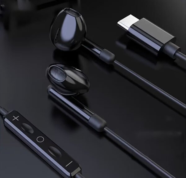 Rectangle 883 Oreillettes Filaires Intra-Auriculaires Haute-Fidélité – Puce DAC Intégrée, Basses Stéréo & Double Connectique (Jack 3,5 mm / Type-C)