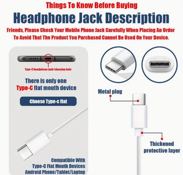 YUAOVCQ Lot de 2 Écouteurs Filaires Intra-Auriculaires Type-C – Son Haute Résolution, Basses Immersives & Microphone HD