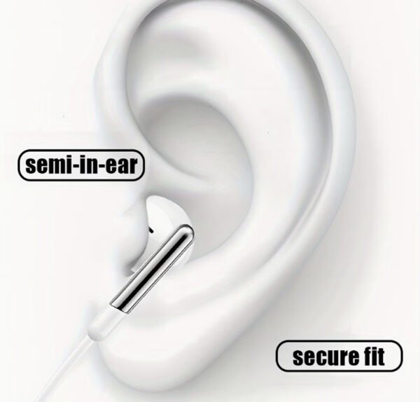 YUAOVCQ Lot de 2 Écouteurs Filaires Intra-Auriculaires Type-C – Son Haute Résolution, Basses Immersives & Microphone HD