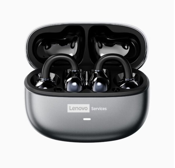 Écouteurs Sans Fil Clip Auriculaire Lenovo – Son Spatial Haute Définition & Design Confort Ouvert (Modèle 2026)