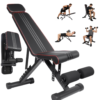 Banc de Musculation Pliable Haute Capacité 300 kg