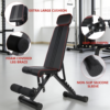 Banc de Musculation Pliable Haute Capacité 300 kg
