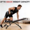 Banc de Musculation Pliable Haute Capacité 300 kg