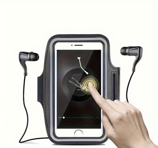 Support de Téléphone de Sport Réglable et Anti-Sueur