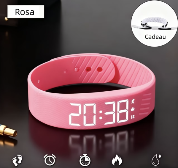 Montre-Bracelet de Sport Unisexe à Affichage Lumineux