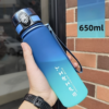 Gourde de Sport Dégradée et Haute Capacité en Plastique Sans BPA