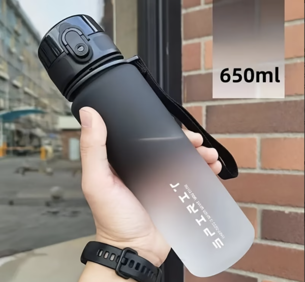 Gourde de Sport Dégradée et Haute Capacité en Plastique Sans BPA