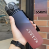 Gourde de Sport Dégradée et Haute Capacité en Plastique Sans BPA