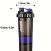Capture d’écran 2026-07-02 à 00.25.59 Shaker à Protéines 16 oz avec Double Compartiment de Stockage