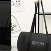 Sac de Sport et Yoga Grande Capacité Gris Vintage