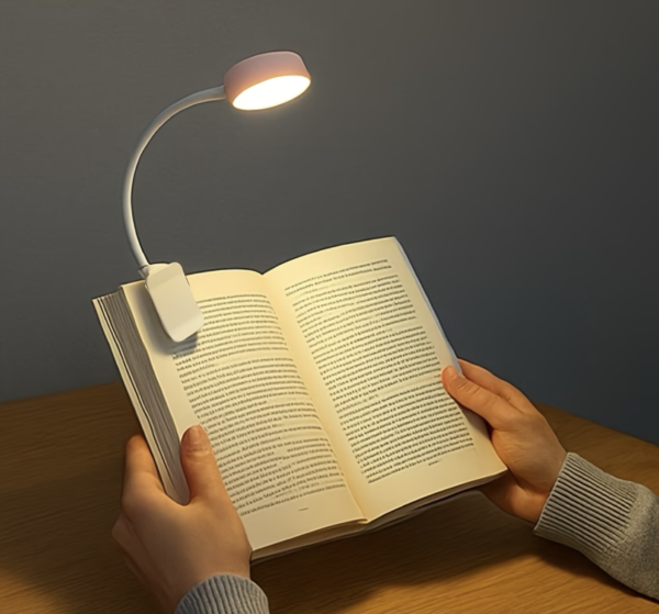 Lampe de Lecture LED Réglable avec 3 Modes de Couleur