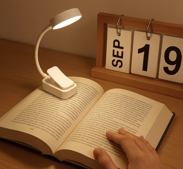 Lampe de Lecture LED Réglable avec 3 Modes de Couleur