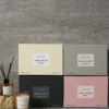 Coffret Cadeau de Bougies Parfumées Édition Quatre Couleurs