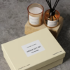 Coffret Cadeau de Bougies Parfumées Édition Quatre Couleurs