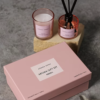 Coffret Cadeau de Bougies Parfumées Édition Quatre Couleurs