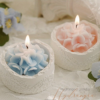 Bougie d'Ambiance Florale Cadeau d'Anniversaire Premium