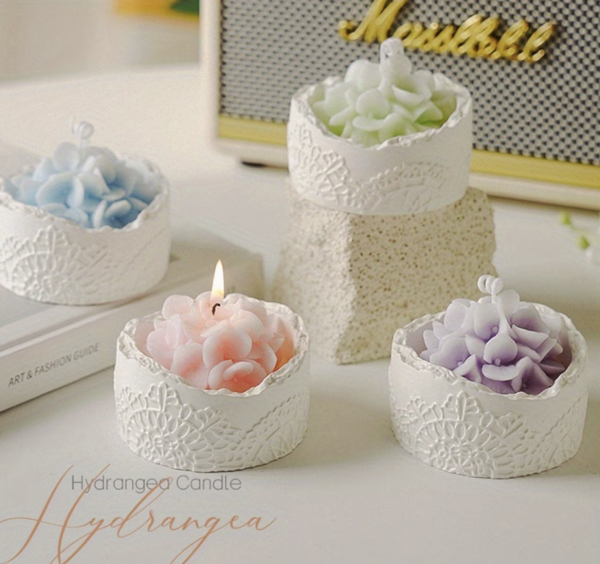 Bougie d'Ambiance Florale Cadeau d'Anniversaire Premium
