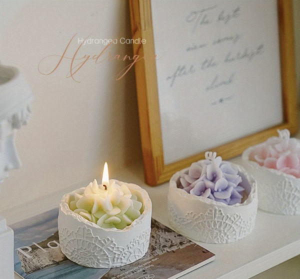 Bougie d'Ambiance Florale Cadeau d'Anniversaire Premium