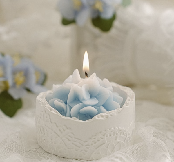 Bougie d'Ambiance Florale Cadeau d'Anniversaire Premium