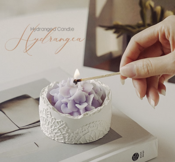 Bougie d'Ambiance Florale Cadeau d'Anniversaire Premium