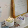 Bougie d'Ambiance Florale Cadeau d'Anniversaire Premium