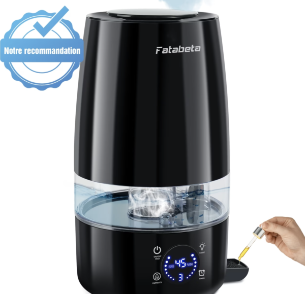 Station d'Humidification Intégrale 4,5L avec Filtre Céramique et Minuterie