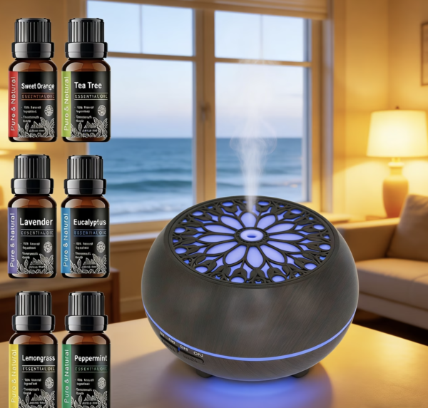 Diffuseur d'Arômes et Humidificateur Soundwave de Grande Capacité