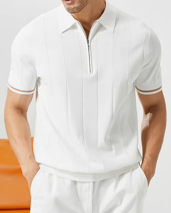Polo d'Été pour Homme à Manches Courtes – Tissu Léger, Col Classique et Style Décontracté