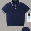 Polo en Tricot Haut de Gamme Xingfan OBM pour Homme – Col Structuré et Style Contemporain