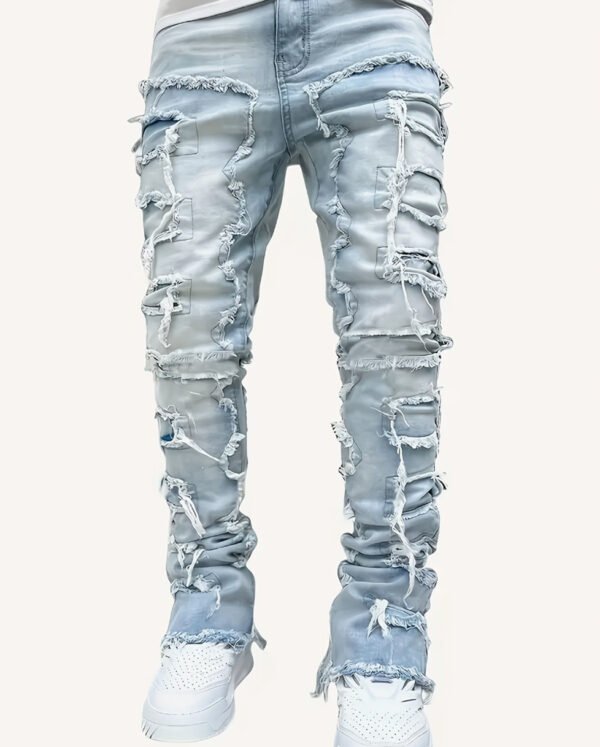 Pantalon Brodé pour Homme – Sélection Geng Yuan Shi Style Traditionnel et Urbain