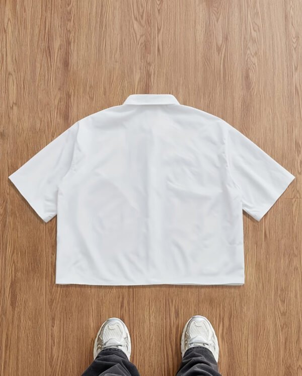 Chemise d'Été Décontractée Homme – Coupe Ample et Motif Créatif pour Vacances ou Quotidien