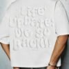 T-Shirt d'Été à Manches Courtes pour Homme – Impression en Mousse Tridimensionnelle et Artisanat Spécial