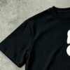 T-Shirt Décontracté pour Homme – Lettrage en Mousse Tendance et Style Vintage Élégant