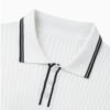 Polo en Tricot Haut de Gamme Xingfan OBM pour Homme – Col Structuré et Style Contemporain