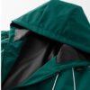 Veste légère à capuche - Manteau de sport à zip avec bordure blanche