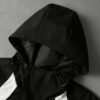 Rectangle 1005 Veste à Capuche pour Homme – Manches Longues et Col Protecteur Intégré
