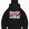 Veste Sweat à Capuche Zippé pour Homme – Motif Anglais Rétro et Design Double Capuche Coupe Ample