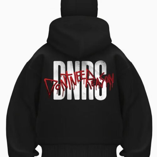 Veste Sweat à Capuche Zippé pour Homme – Motif Anglais Rétro et Design Double Capuche Coupe Ample