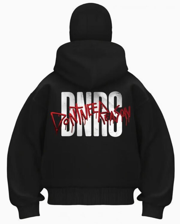 Veste Sweat à Capuche Zippé pour Homme – Motif Anglais Rétro et Design Double Capuche Coupe Ample