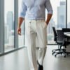 Pantalon d'Affaires Décontracté Léger – Coupe Polyvalente Toutes Saisons Spécial Trajets Quotidiens