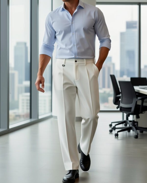 Pantalon d'Affaires Décontracté Léger – Coupe Polyvalente Toutes Saisons Spécial Trajets Quotidiens