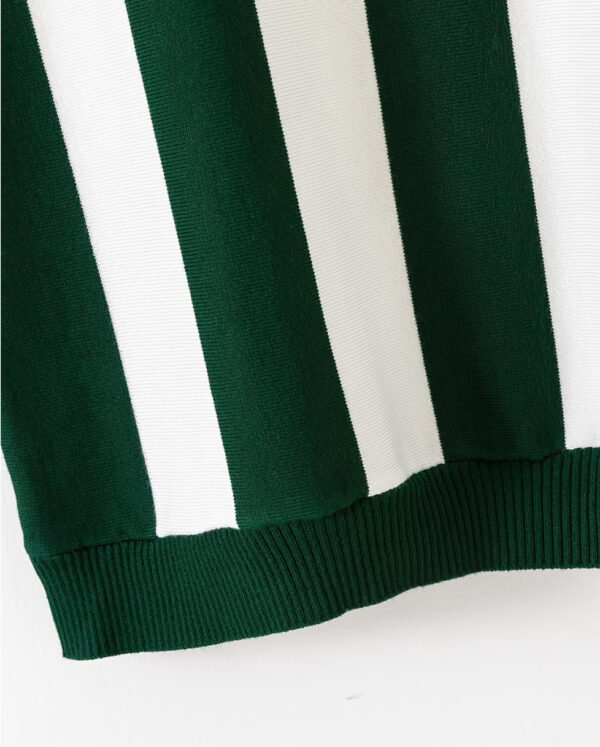 Polo en Tricot Rayé pour Homme – Collection Printemps/Été, Style Affaires et Golf