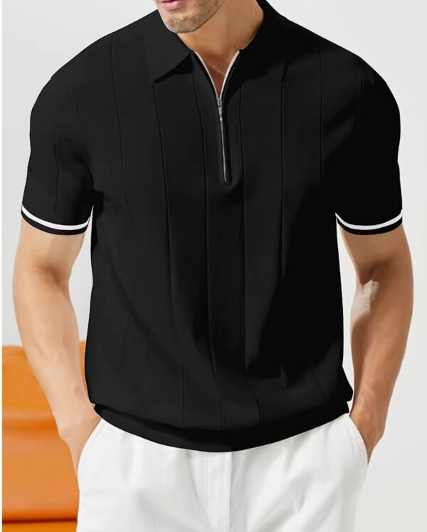 Polo d'Été pour Homme à Manches Courtes – Tissu Léger, Col Classique et Style Décontracté