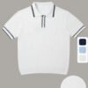 Polo en Tricot Haut de Gamme Xingfan OBM pour Homme – Col Structuré et Style Contemporain