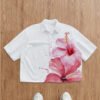 Chemise d'Été Décontractée Homme – Coupe Ample et Motif Créatif pour Vacances ou Quotidien