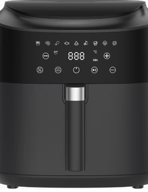 Rectangle 876 - 2026-07-05T221446.180 Friteuse à Air Chaud XXL 9 Litres – Air Fryer Ultra-Puissant 2350W, Écran Tactile LED, 9 Programmes de Cuisson et Rappel de Secouage