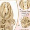 Extension Queue de Cheval Ondulée à Clipser – Postiche Synthétique Volumineux (30 à 35 cm) pour Usage Quotidien