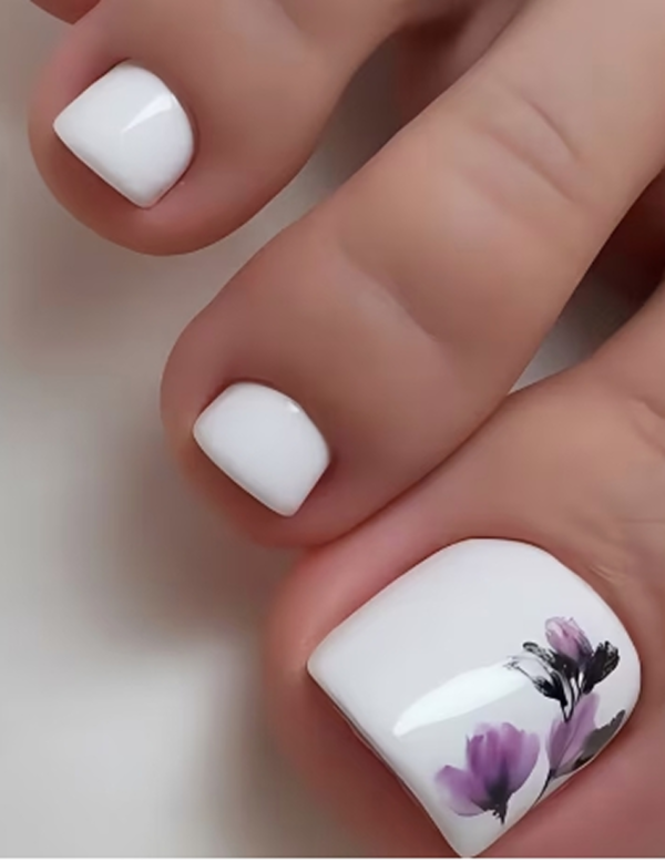 Faux Ongles Press-On Nail Art Floral Spécial Fête des Mères – Collection Printemps-Été, Kit de 24 Pièces Élégantes à Porter
