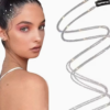 ot de 3 Bijoux de Tête pour Tresses et Dreadlocks – Épingles à Clips avec Chaînes Pendantes, Glands Fluides et Cordons de Perruque Intégrés